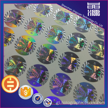 Selo de etiqueta de holograma de prezo competitivo